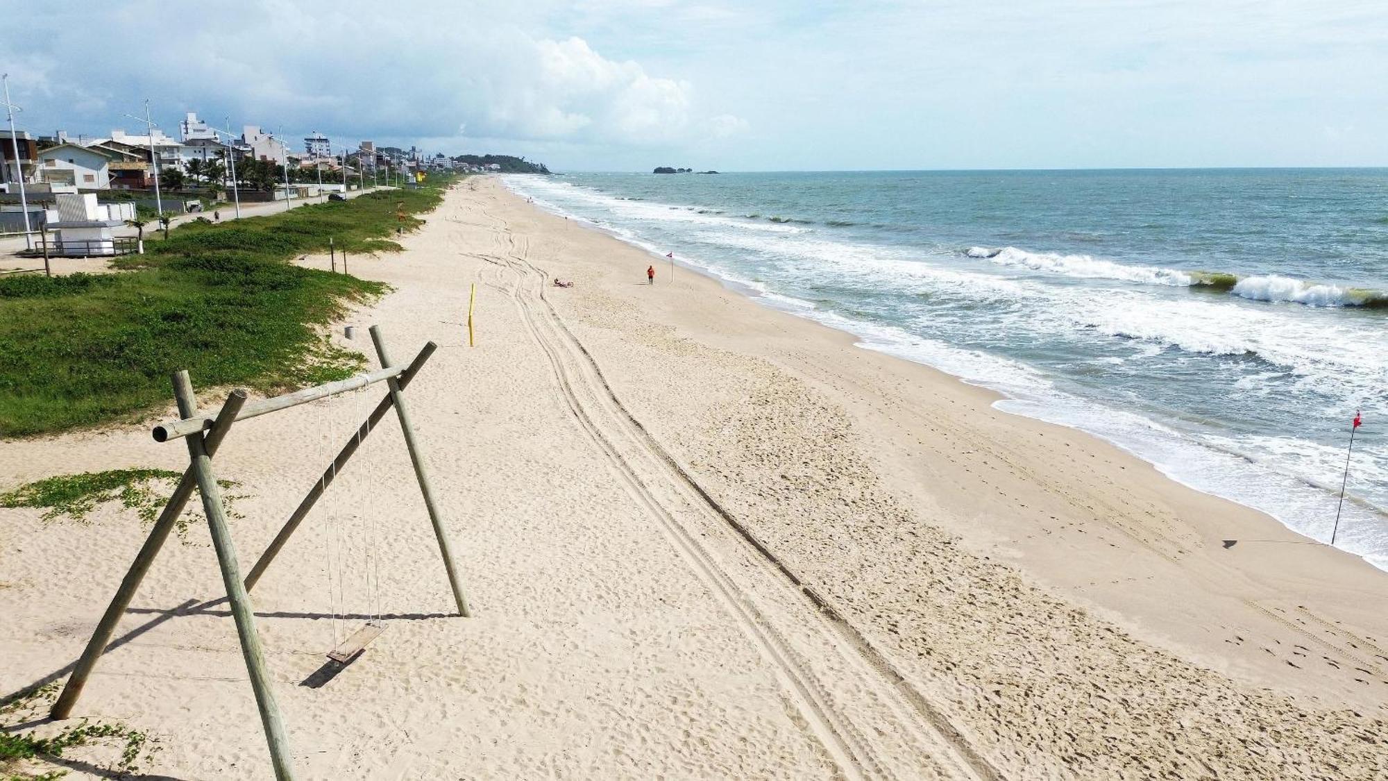 150M Da Praia Em Um Fantastico Edificio Em Balneario Picarras Appartement Buitenkant foto